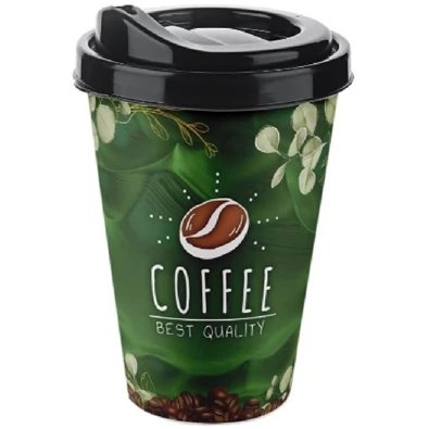 IRIS COFFEE CUP kávéspohár tetővel 400ml IRIS COFFEE CUP kávéspohár tetővel 400ml