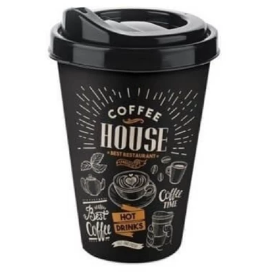 IRIS COFFEE CUP kávéspohár tetővel 400ml IRIS COFFEE CUP kávéspohár tetővel 400ml