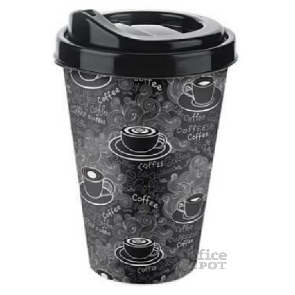 IRIS COFFEE CUP kávéspohár tetővel 400ml