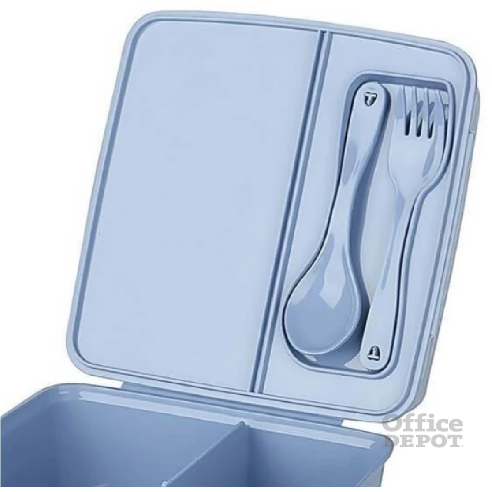 15577 Lunch Box Villa+Kanállal ebéd tárolódoboz