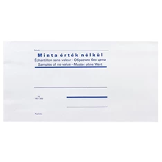 160x300mm Minta érték nélküli tasak