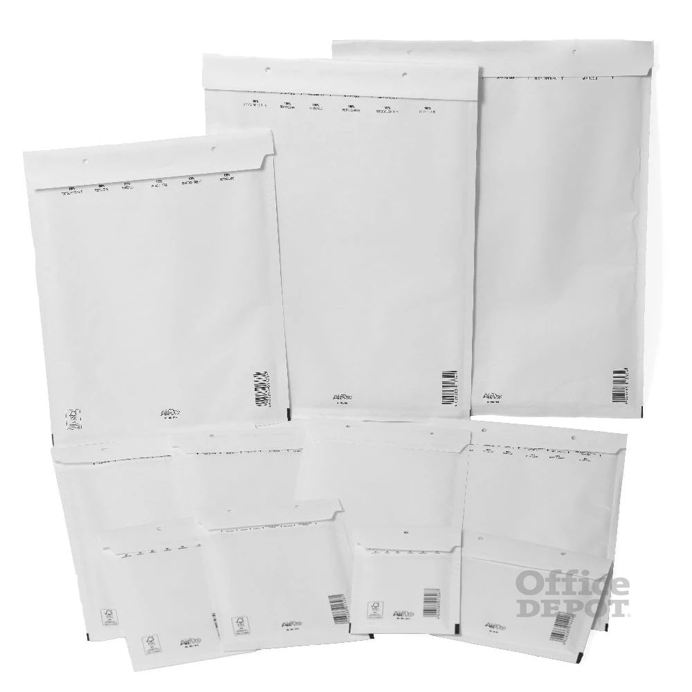 200x275mm fehér légpárnás tasak 14/D