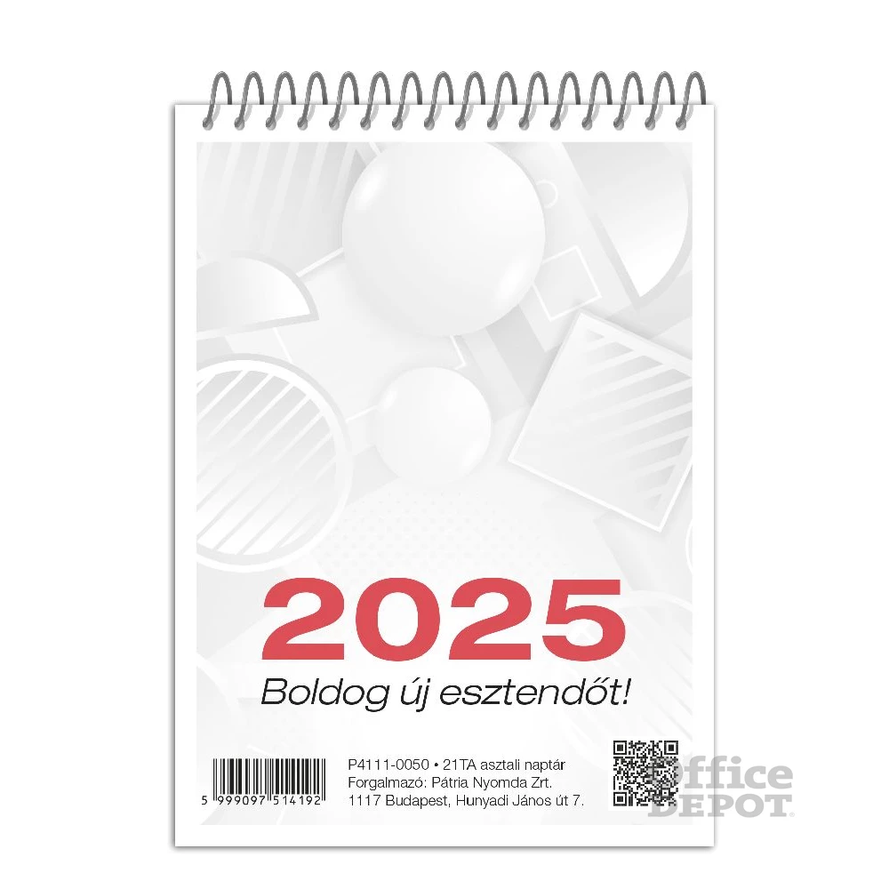 21TA 2025 asztali naptár