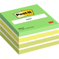 3M Post-it 2028 G 76x76mm 450lapos zöld jegyzettömb  100% PEFC, SGSCH-PEFC-COC-110078