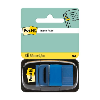3M Post-it 680-2 25x43mm öntapadós 50lapos kék jelölőcímke 3M Post-it 680-2 25x43mm öntapadós 50lapos kék jelölőcímke