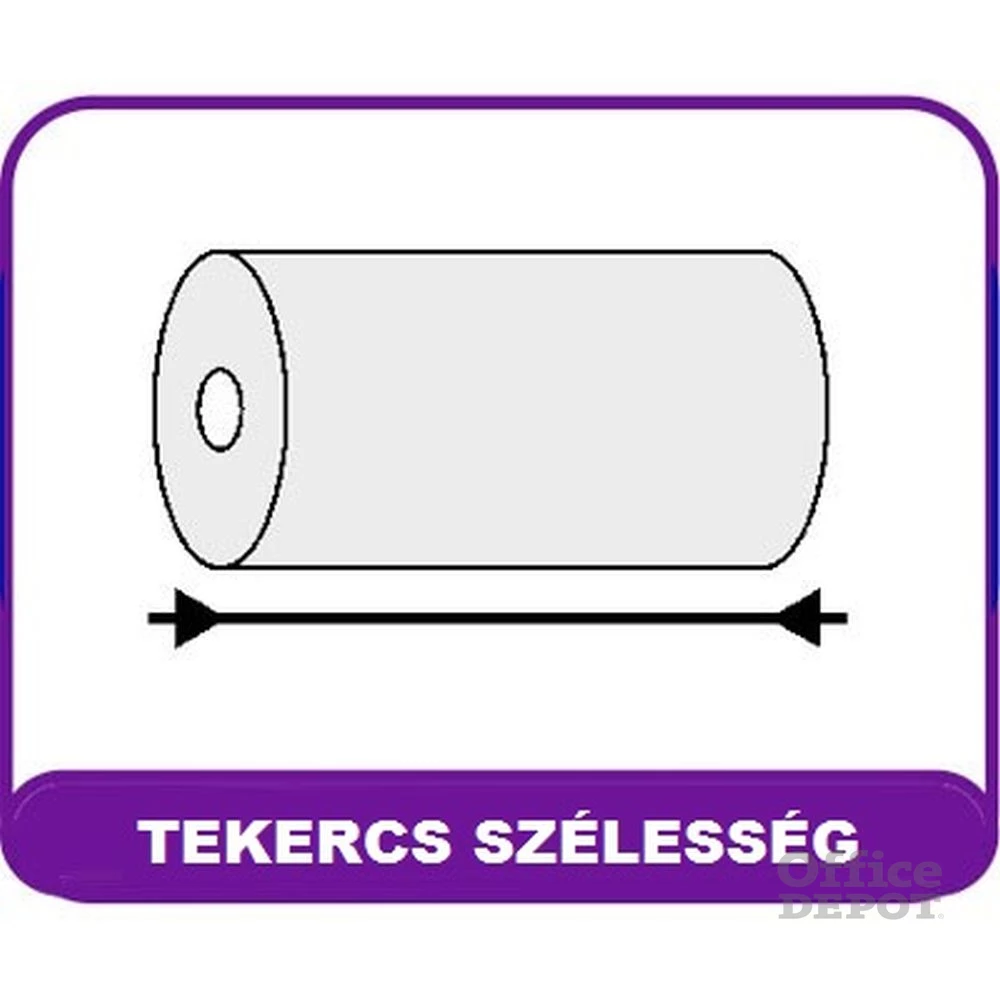 57/50/12 28fm  nyomtatott ( 48g thermo) 10db hőpapír tekercs