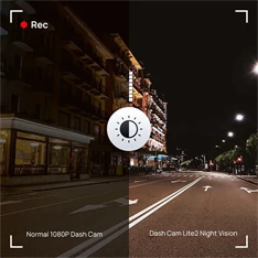70mai Dash Cam Lite 2 menetrögzítő kamera 70mai Dash Cam Lite 2 menetrögzítő kamera