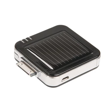 A-Solar Solar Super Charger napelemes töltő, iPod/iPhone, 1900 mAh-s akkumulátorral A-Solar Solar Super Charger napelemes töltő, iPod/iPhone, 1900 mAh-s akkumulátorral