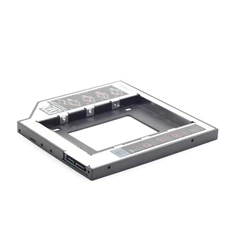 Gembird notebook 9,5mm ODD optikai meghajtó helyére HDD, SSD beépítő keret Gembird notebook 9,5mm ODD optikai meghajtó helyére HDD, SSD beépítő keret