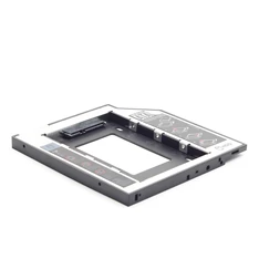 Gembird notebook 9,5mm ODD optikai meghajtó helyére HDD, SSD beépítő keret Gembird notebook 9,5mm ODD optikai meghajtó helyére HDD, SSD beépítő keret