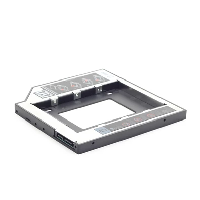 Gembird notebook 9,5mm ODD optikai meghajtó helyére HDD, SSD beépítő keret Gembird notebook 9,5mm ODD optikai meghajtó helyére HDD, SSD beépítő keret