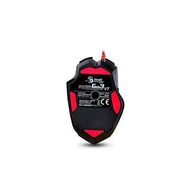 A4TECH Bloody V7m, Gaming, 3200 DPI, Multi-Core, Optikai, USB, Vezetékes egér A4TECH Bloody V7m, Gaming, 3200 DPI, Multi-Core, Optikai, USB, Vezetékes egér