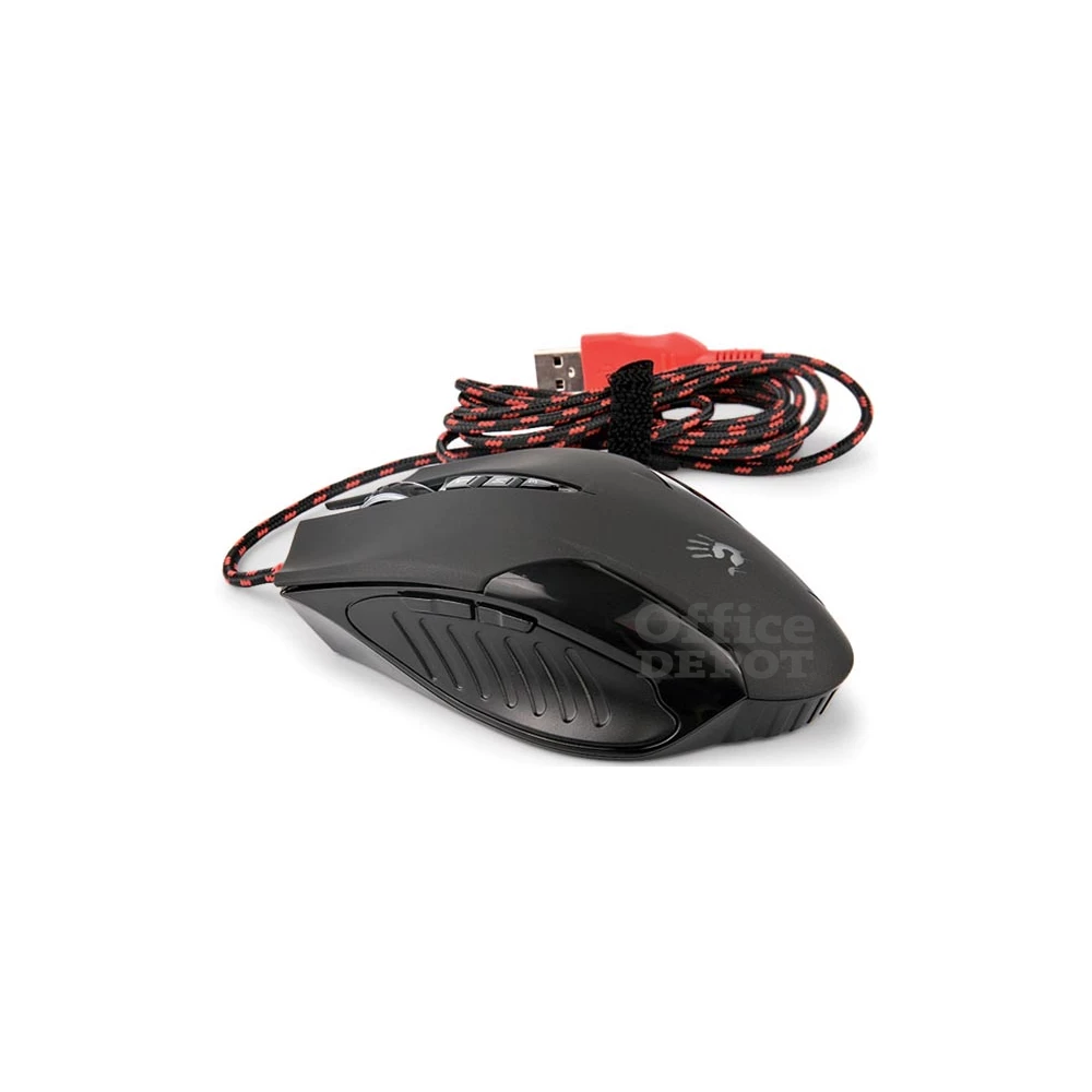 A4TECH Bloody V7m, Gaming, 3200 DPI, Multi-Core, Optikai, USB, Vezetékes egér