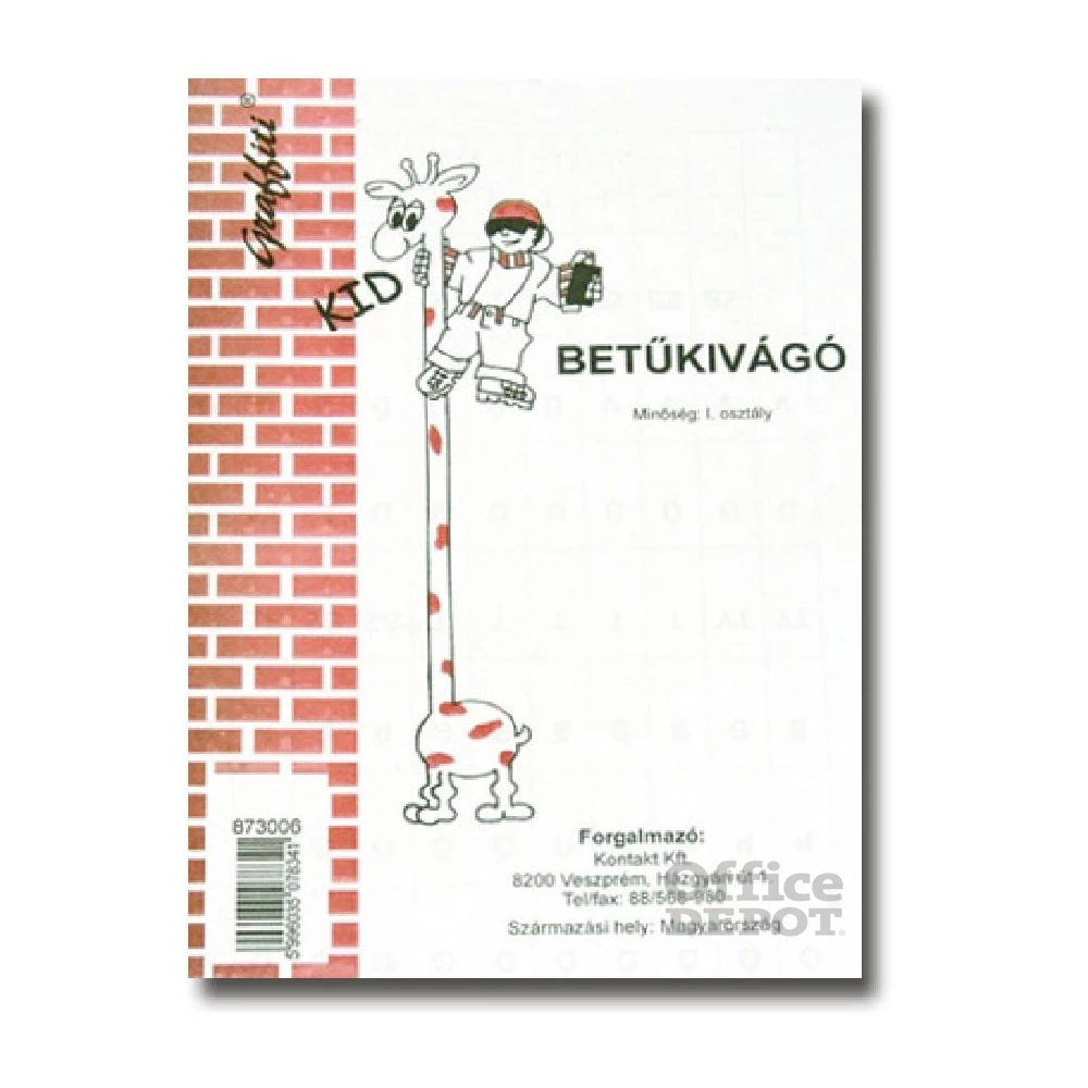 ABC garnitúra betűkivágó