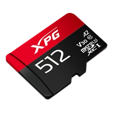 ADATA XPG 512GB SD micro XPG (SDXC Class 10 UHS-I) (AUSDX512GUI3XPGA2-R) gamer memóriakártya ADATA XPG 512GB SD micro XPG (SDXC Class 10 UHS-I) (AUSDX512GUI3XPGA2-R) gamer memóriakártya
