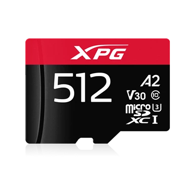 ADATA XPG 512GB SD micro XPG (SDXC Class 10 UHS-I) (AUSDX512GUI3XPGA2-R) gamer memóriakártya ADATA XPG 512GB SD micro XPG (SDXC Class 10 UHS-I) (AUSDX512GUI3XPGA2-R) gamer memóriakártya
