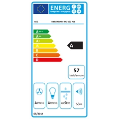 AEG DBE5960HB kürtős páraelszívó AEG DBE5960HB kürtős páraelszívó