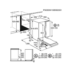 AEG FSB53907Z beépíthető mosogatógép AEG FSB53907Z beépíthető mosogatógép