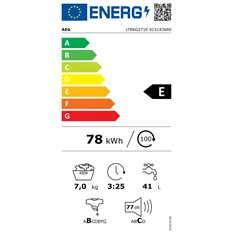 AEG LTR6G271E 7 kg felültöltős mosógép AEG LTR6G271E 7 kg felültöltős mosógép