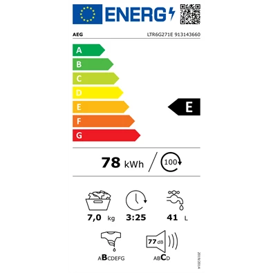 AEG LTR6G271E 7 kg felültöltős mosógép AEG LTR6G271E 7 kg felültöltős mosógép