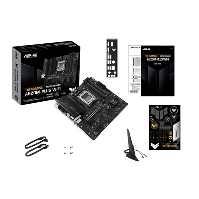 Asus TUF GAMING A620M-PLUS WIFI AMD A620 AM5 mATX alaplap Asus TUF GAMING A620M-PLUS WIFI AMD A620 AM5 mATX alaplap