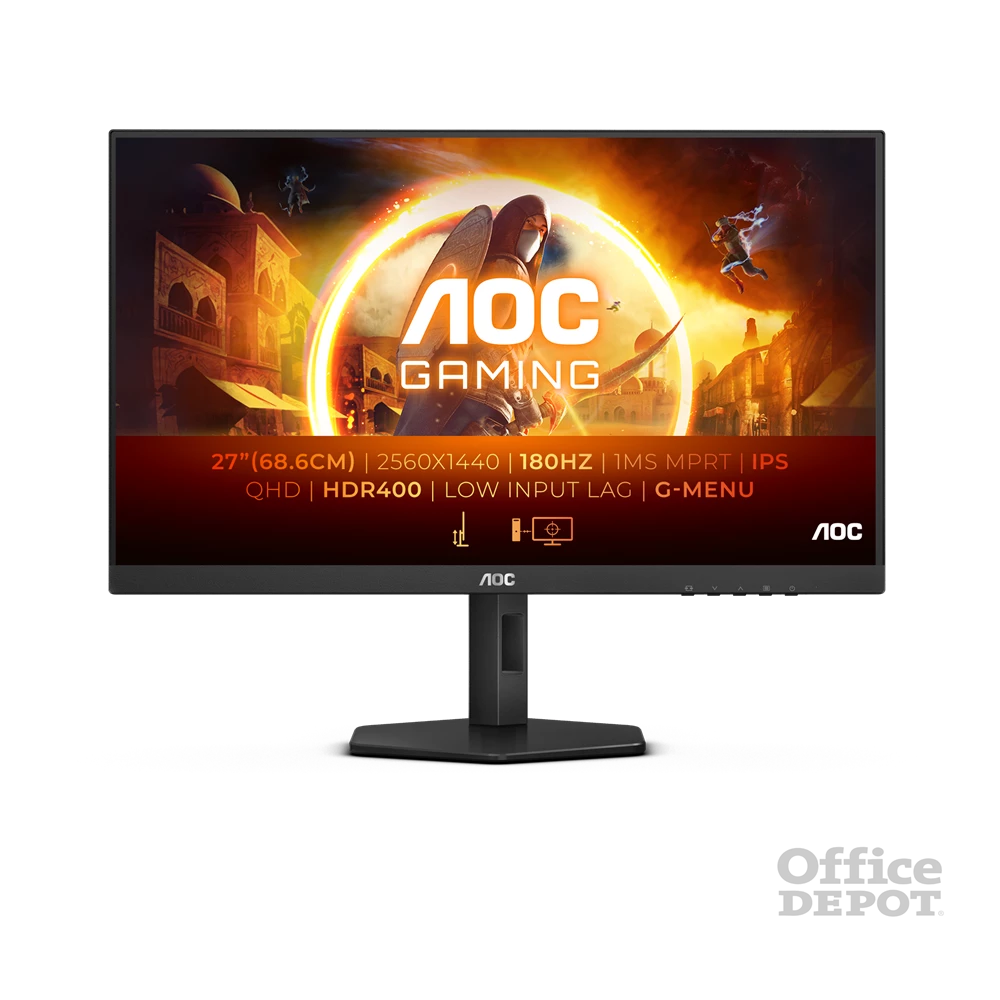 AOC 27" Q27G4X QHD IPS 180Hz DP/HDMI gamer monitor