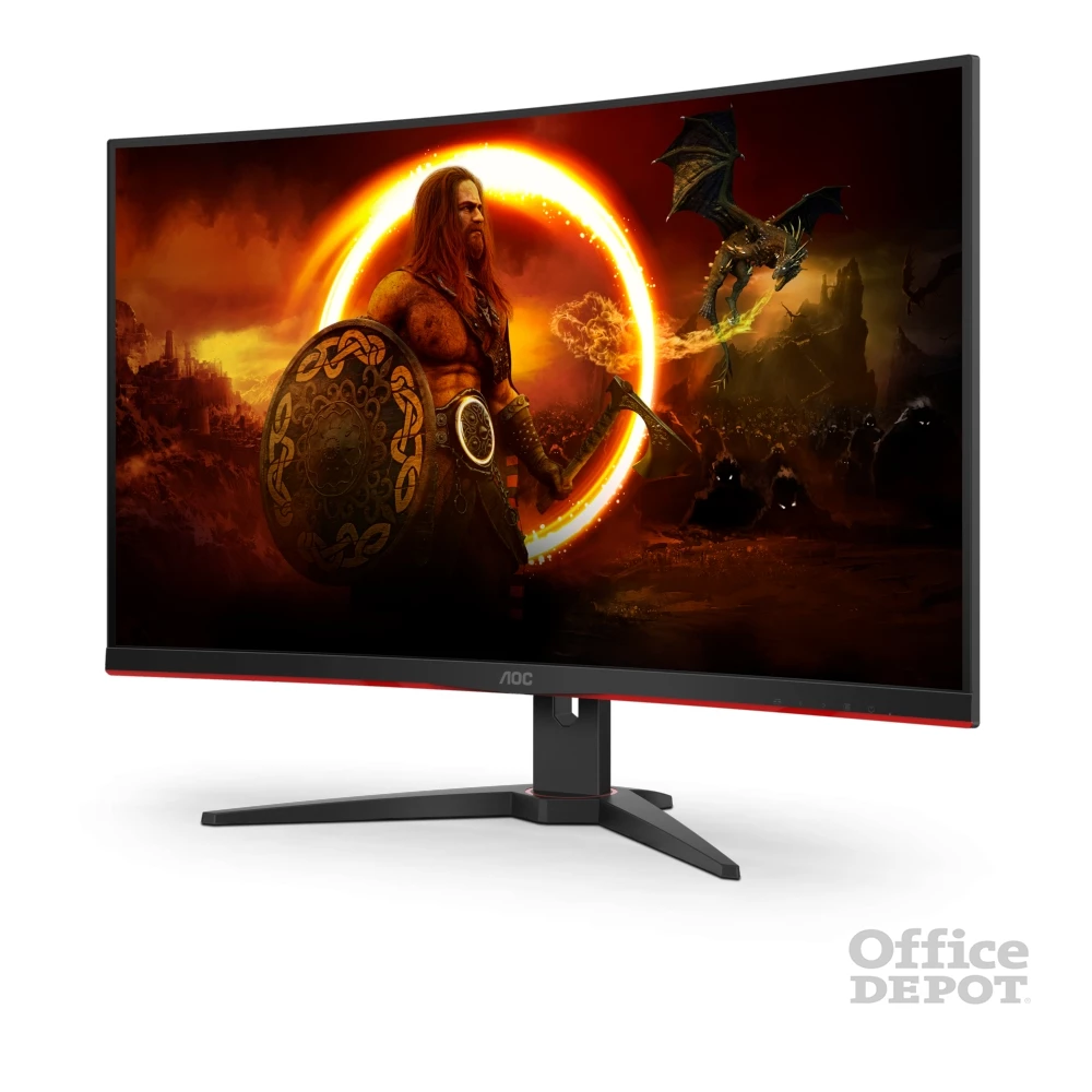AOC 32" C32G2ZE/BK FHD VA 240Hz HDMI/DP fekete ívelt gamer monitor