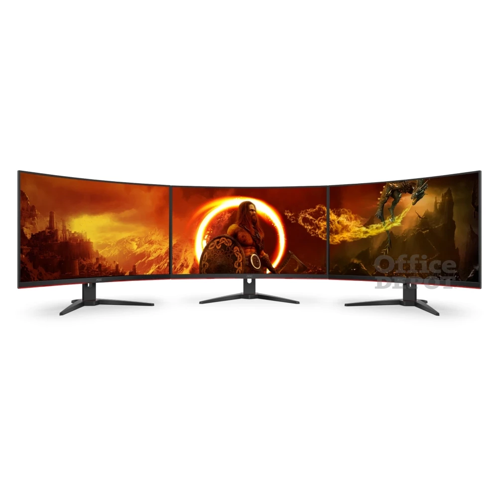 AOC 32" C32G2ZE/BK FHD VA 240Hz HDMI/DP fekete ívelt gamer monitor