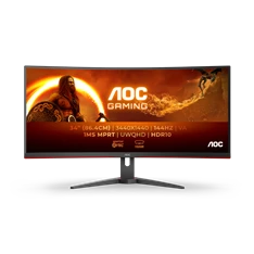 AOC 34" CU34G2XE/BK UWQHD VA 144Hz DP/HDMI/USB ívelt gamer monitor