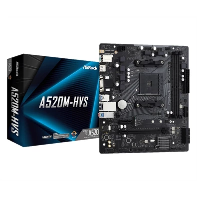 ASRock A520M-HVS AMD A520 SocketAM4 mATX alaplap ASRock A520M-HVS AMD A520 SocketAM4 mATX alaplap