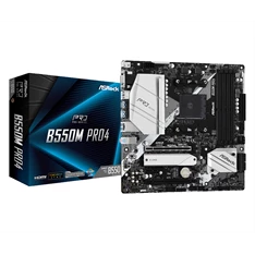 ASRock B550M PRO4 AMD B550 SocketAM4 mATX alaplap ASRock B550M PRO4 AMD B550 SocketAM4 mATX alaplap