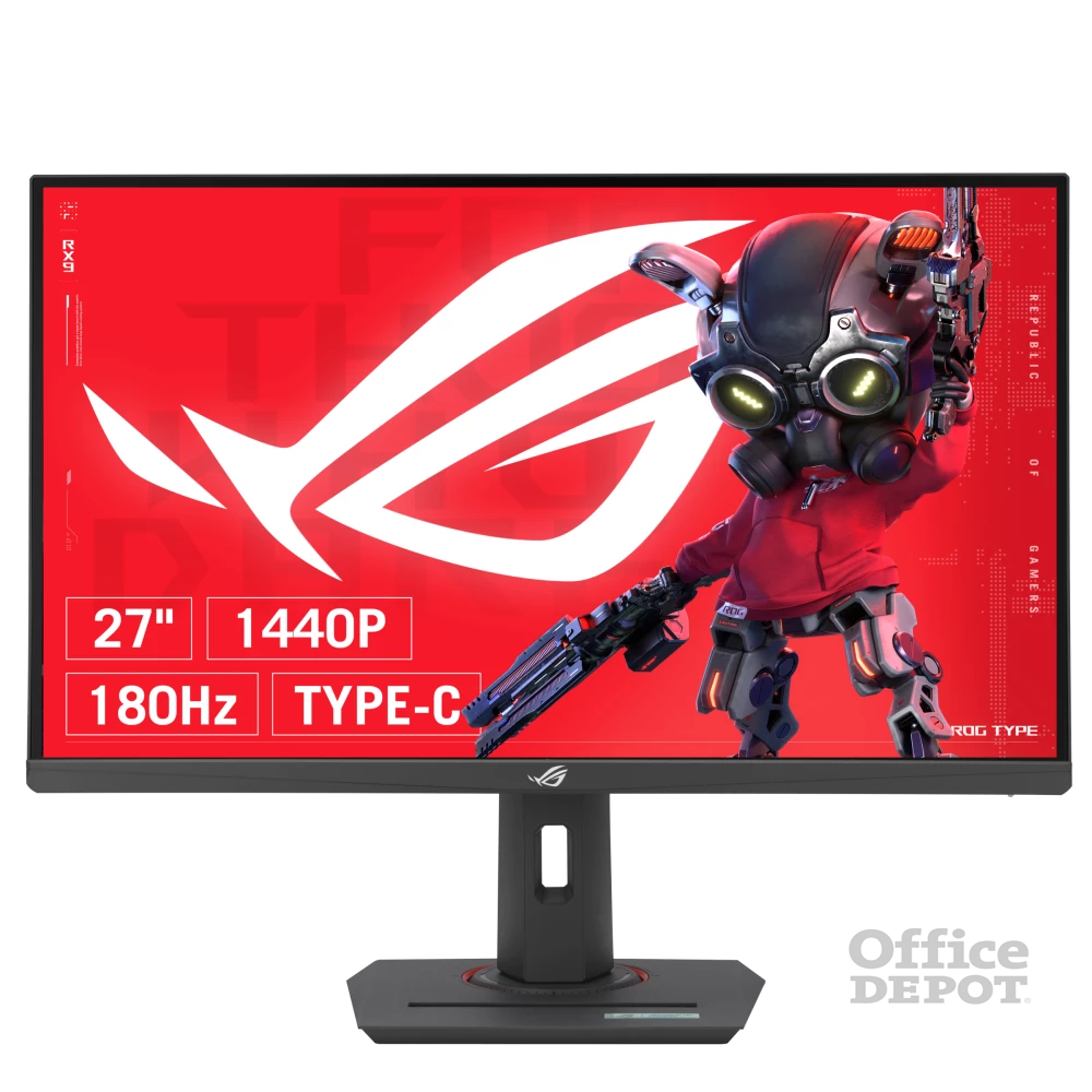 ASUS 27" ROG Strix XG27ACS QHD Fast IPS 180Hz HDMI/DP/USB-C fekete gamer monitor (Újracsomagolt)