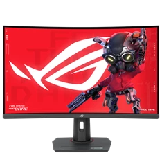 ASUS 31,5" ROG Strix XG32WCS QHD Fast VA 180Hz HDMI/DP/USB-C fekete ívelt gamer monitor (Újszerű)