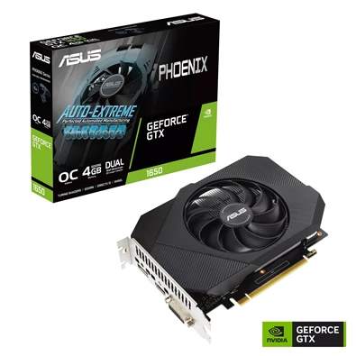 ASUS PH-GTX1650-O4GD6-P V2 nVidia 4GB GDDR6 128bit PCIe videokártya ASUS PH-GTX1650-O4GD6-P V2 nVidia 4GB GDDR6 128bit PCIe videokártya