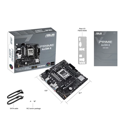 ASUS PRIME A620M-K AM5 AMD A620 mATX alaplap ASUS PRIME A620M-K AM5 AMD A620 mATX alaplap