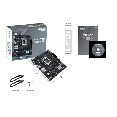 ASUS PRIME H610M-R D4 Intel H610 LGA1700 mATX alaplap ASUS PRIME H610M-R D4 Intel H610 LGA1700 mATX alaplap