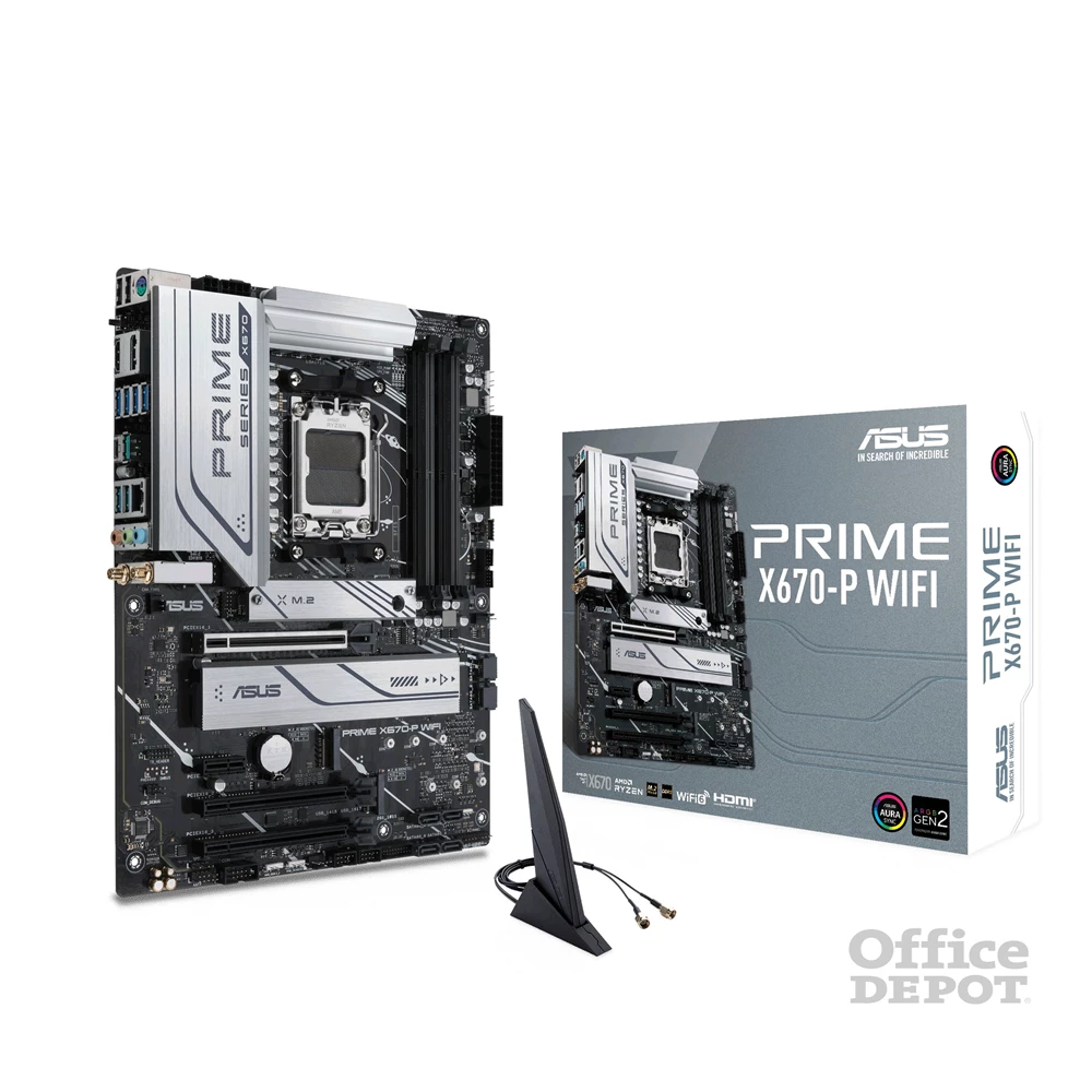 ASUS PRIME X670-P WIFI AMD X670 AM5 ATX alaplap