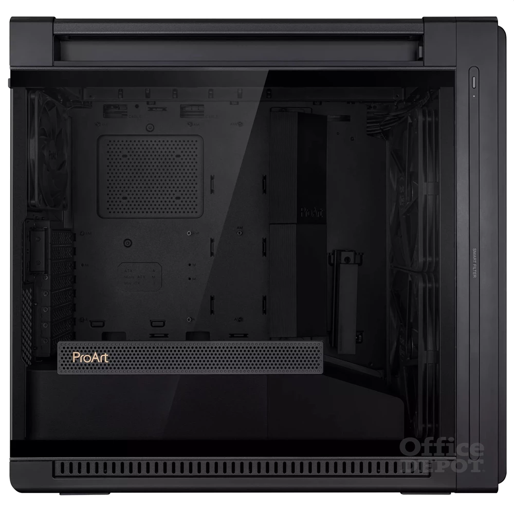 ASUS PROART PA602 fekete (táp nélküli) ablakos EATX ház