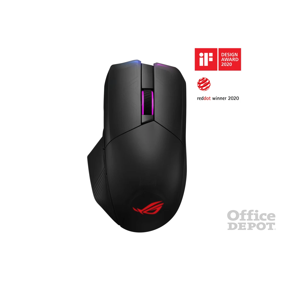ASUS ROG Chakram vezeték nélküli fekete gamer egér