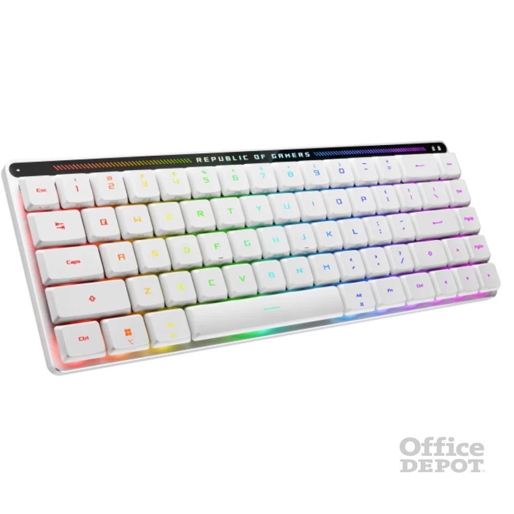 ASUS ROG Falchion RX Low Profile fehér vezeték nélküli billentyűzet