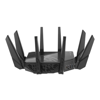 ASUS ROG RAPTURE GT-AX11000 Tri Band AX11000 fekete vezeték nélküli router ASUS ROG RAPTURE GT-AX11000 Tri Band AX11000 fekete vezeték nélküli router