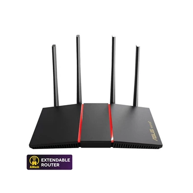 ASUS RT-AX55/EU/13/P_EU Vezeték nélküli 1800Mbps Router ASUS RT-AX55/EU/13/P_EU Vezeték nélküli 1800Mbps Router