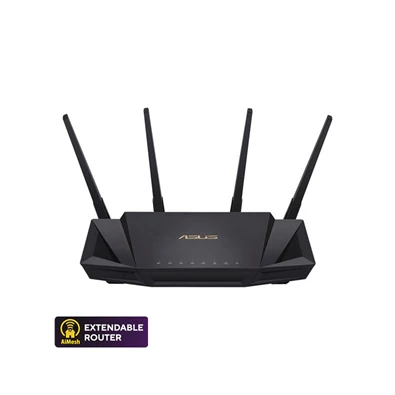 ASUS RT-AX58U V2/EU/13/P_EU Vezeték nélküli 3000Mbps Router ASUS RT-AX58U V2/EU/13/P_EU Vezeték nélküli 3000Mbps Router