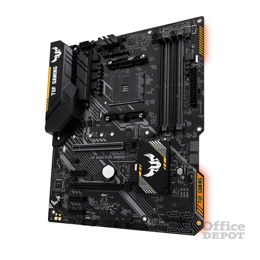 ASUS TUF B450-PLUS GAMING AMD B450 SocketAM4 ATX alaplap