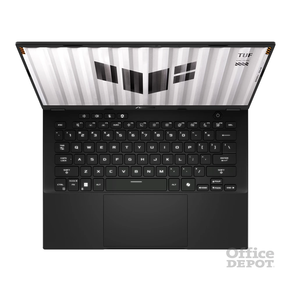 Asus TUF Gaming FA401WU-RG006W laptop (14"WQXGA/AMD Ryzen AI 9 HX 370/RTX 4050 6GB/16GB RAM/1TB/WIN11H) - fekete