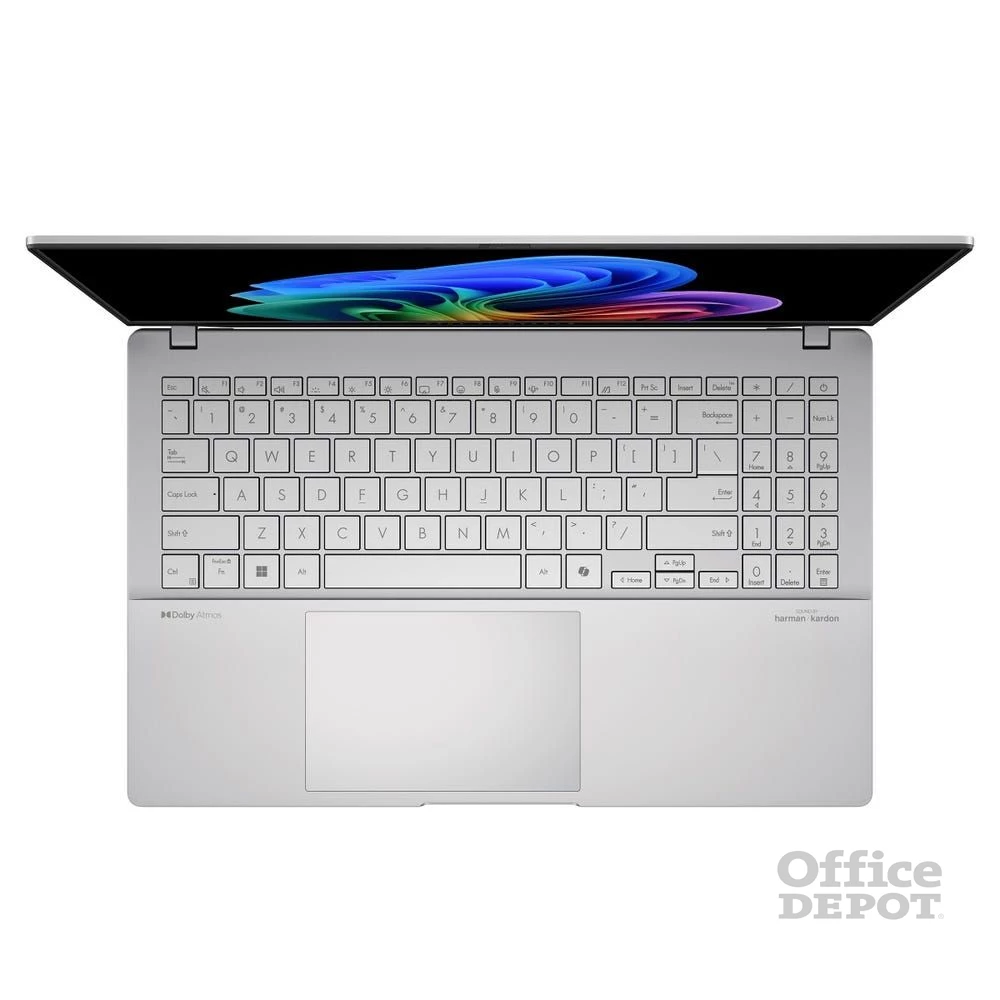 ASUS Vivobook S15 S5507QA-MA001W laptop (15,6"2,8K/Snapdragon X Elite 12 Mag/Int.VGA/32GB RAM/1TB/Win11) - ezüst
