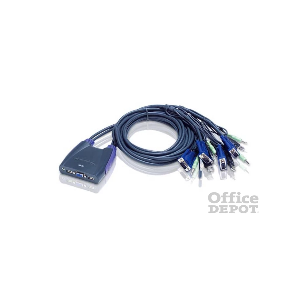 ATEN CS64US 4port USB VGA Audio KVM switch