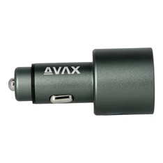 AVAX CC680B CARLY+ 140W USB A+Type C fekete autós töltő AVAX CC680B CARLY+ 140W USB A+Type C fekete autós töltő