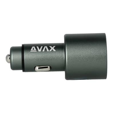 AVAX CC680B CARLY+ 140W USB A+Type C fekete autós töltő AVAX CC680B CARLY+ 140W USB A+Type C fekete autós töltő