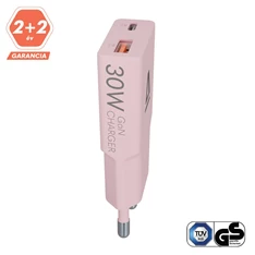 AVAX CH641P NANO SLIM 30W USB-C (PD3.0)+USB-A (QC3.0) pink hálózati töltő AVAX CH641P NANO SLIM 30W USB-C (PD3.0)+USB-A (QC3.0) pink hálózati töltő